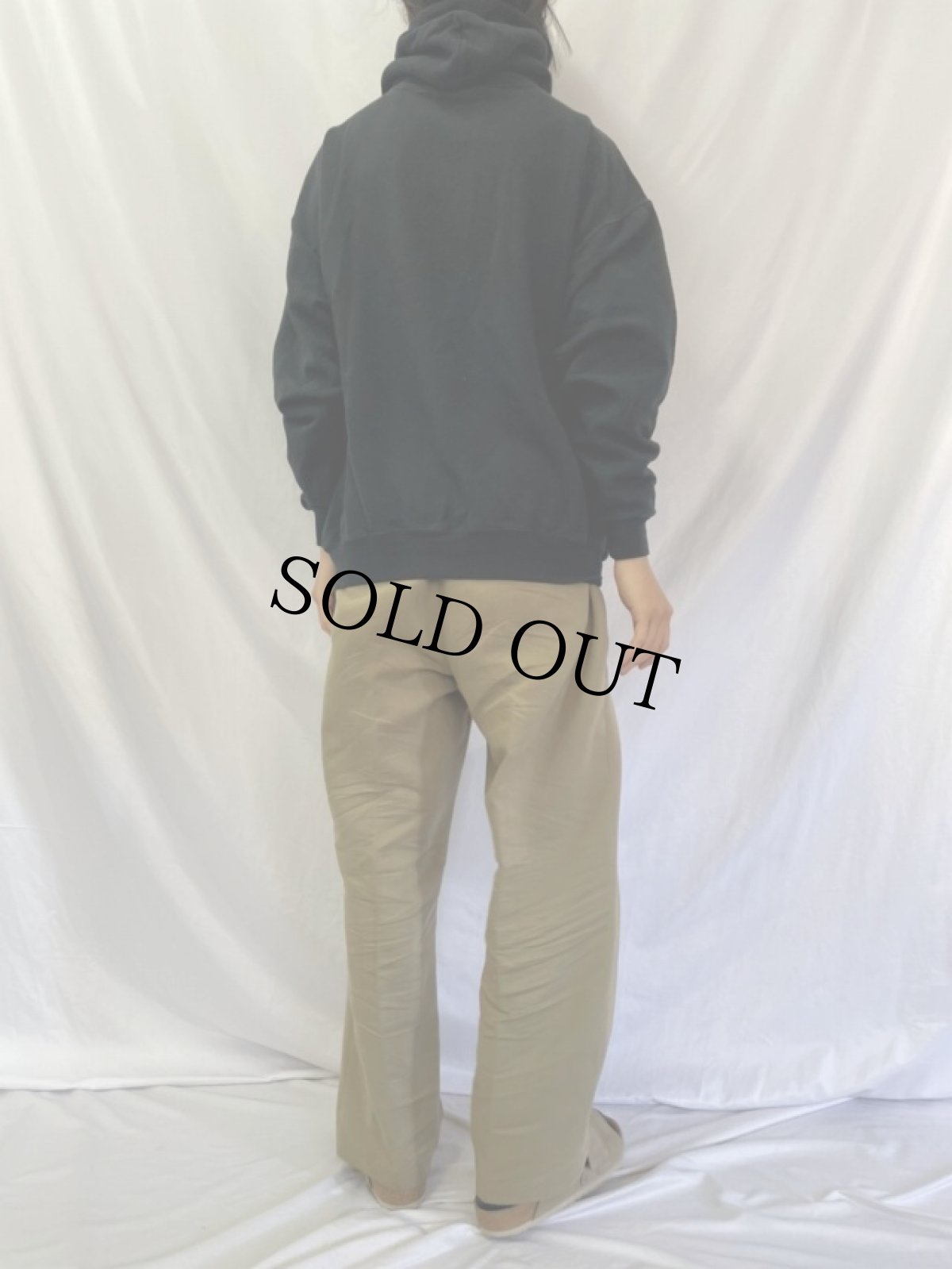 画像4: The Nightmare Before Christmas "Jack Skellington" キャラクター刺繍スウェットフーディー XL (4)