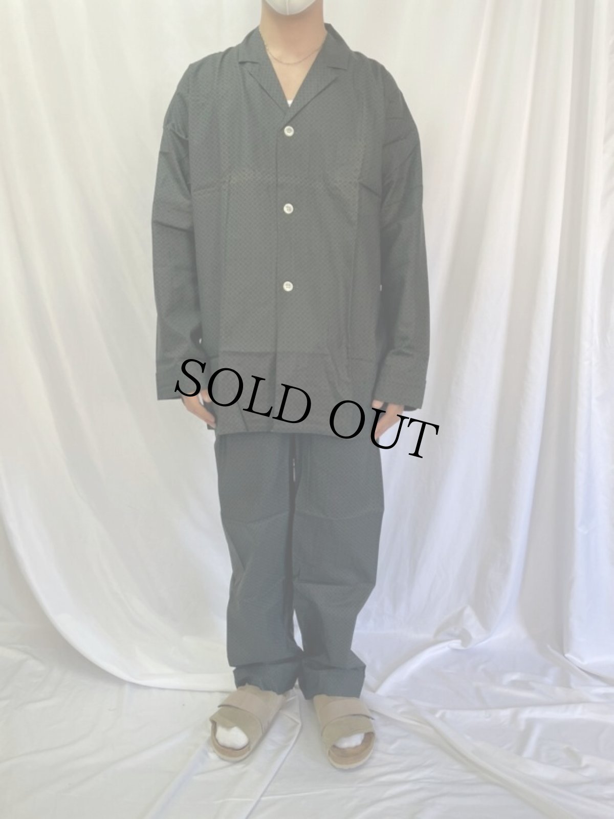 画像2: 60's faultless EURO 総柄パジャマシャツ＆パンツ SETUP DEADSTOCK (2)