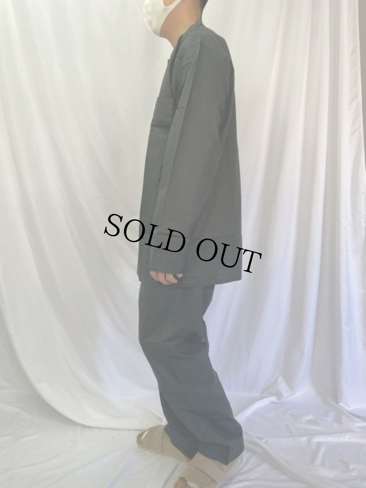 画像3: 60's faultless EURO 総柄パジャマシャツ＆パンツ SETUP DEADSTOCK (3)