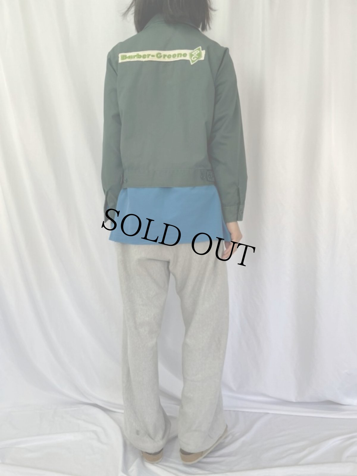 画像5: 70's Lee Prest "Barber- Greene" ワークジャケット 38 (5)