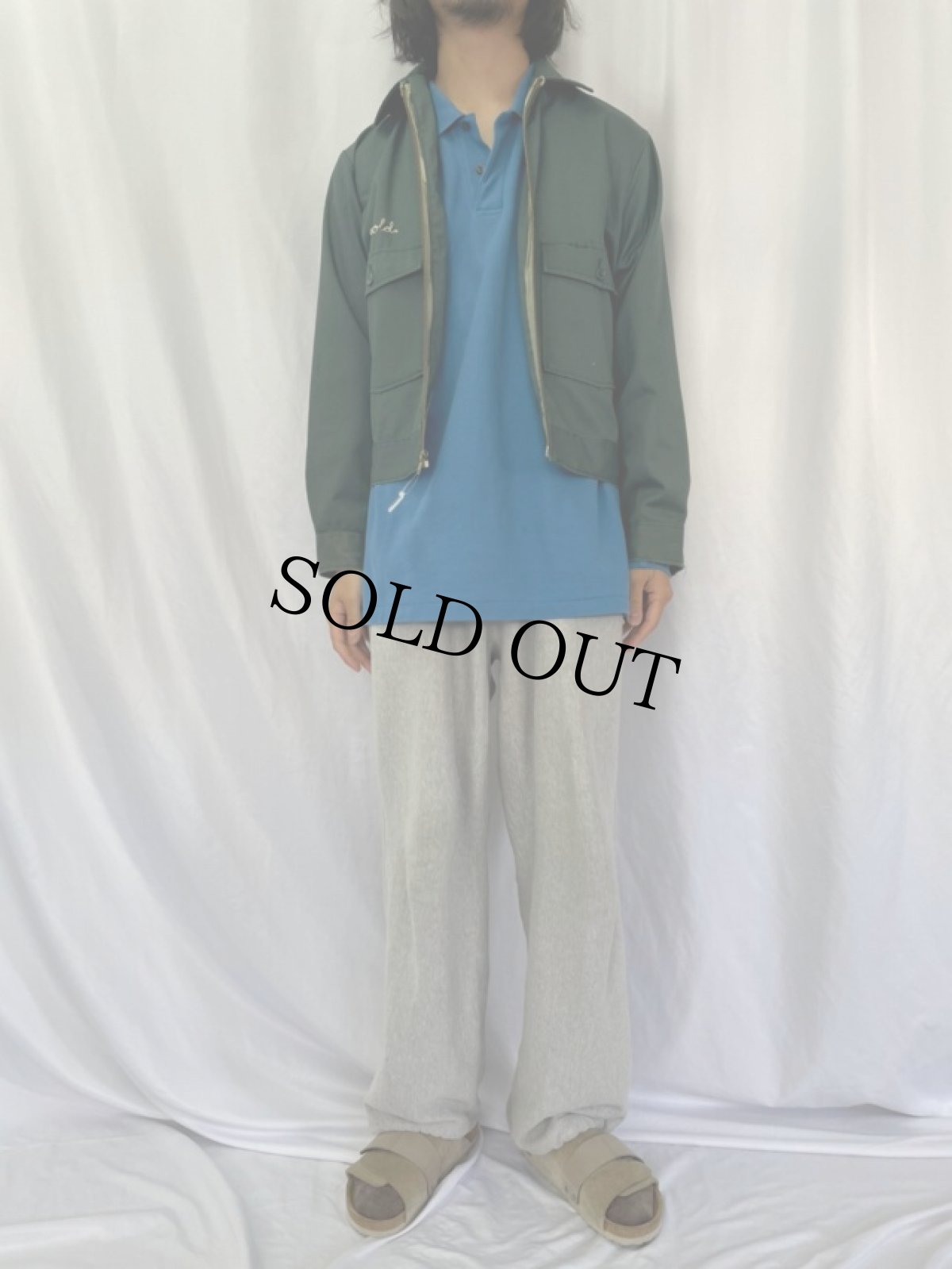 画像3: 70's Lee Prest "Barber- Greene" ワークジャケット 38 (3)