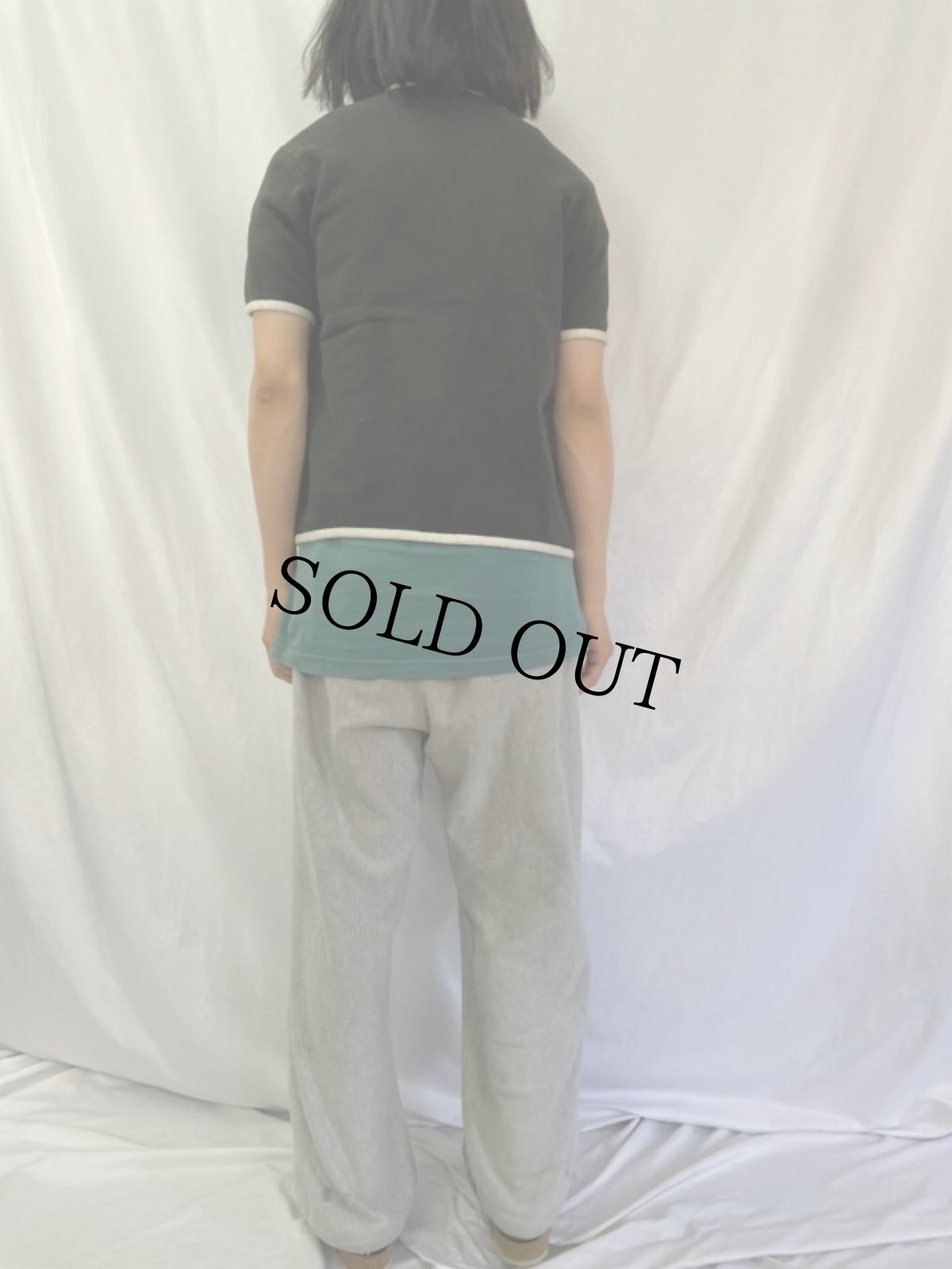 画像4: 50's jantzen USA製 半袖ジップスウェット M (4)