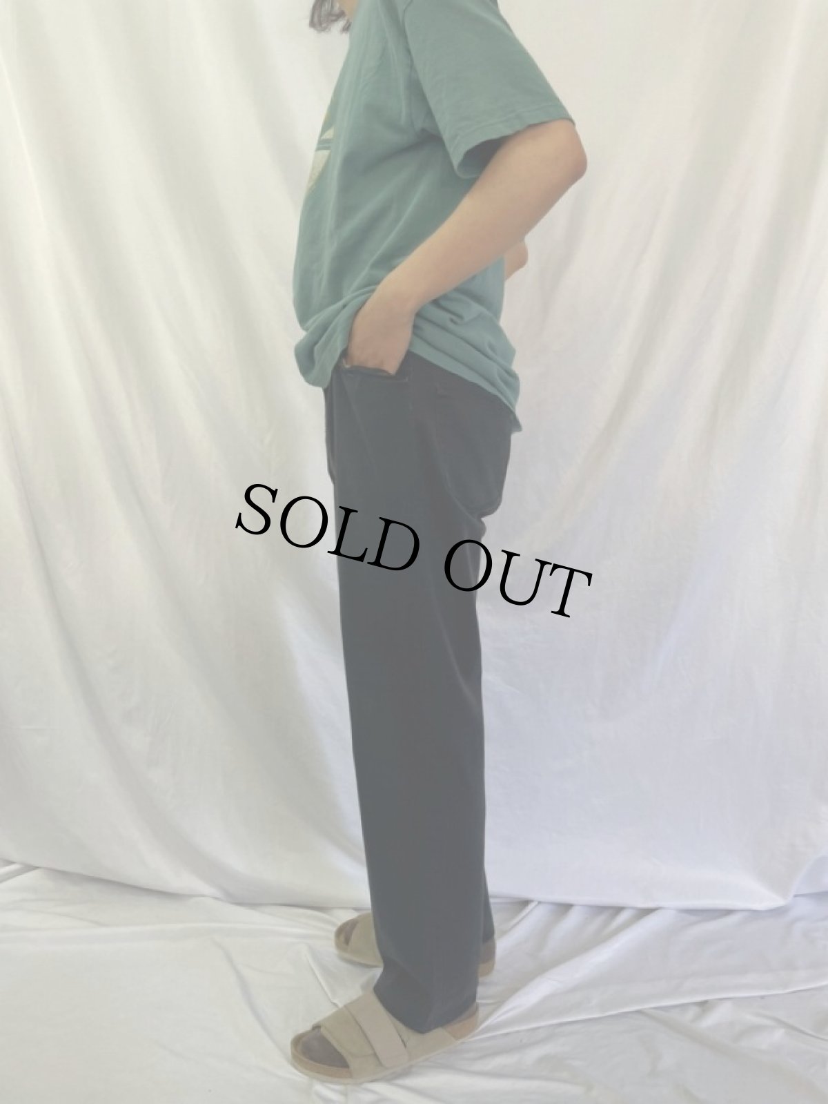 画像3: 60〜70's  LEVI'S BIGE STA-PREST PANTS BLACK W37 (3)