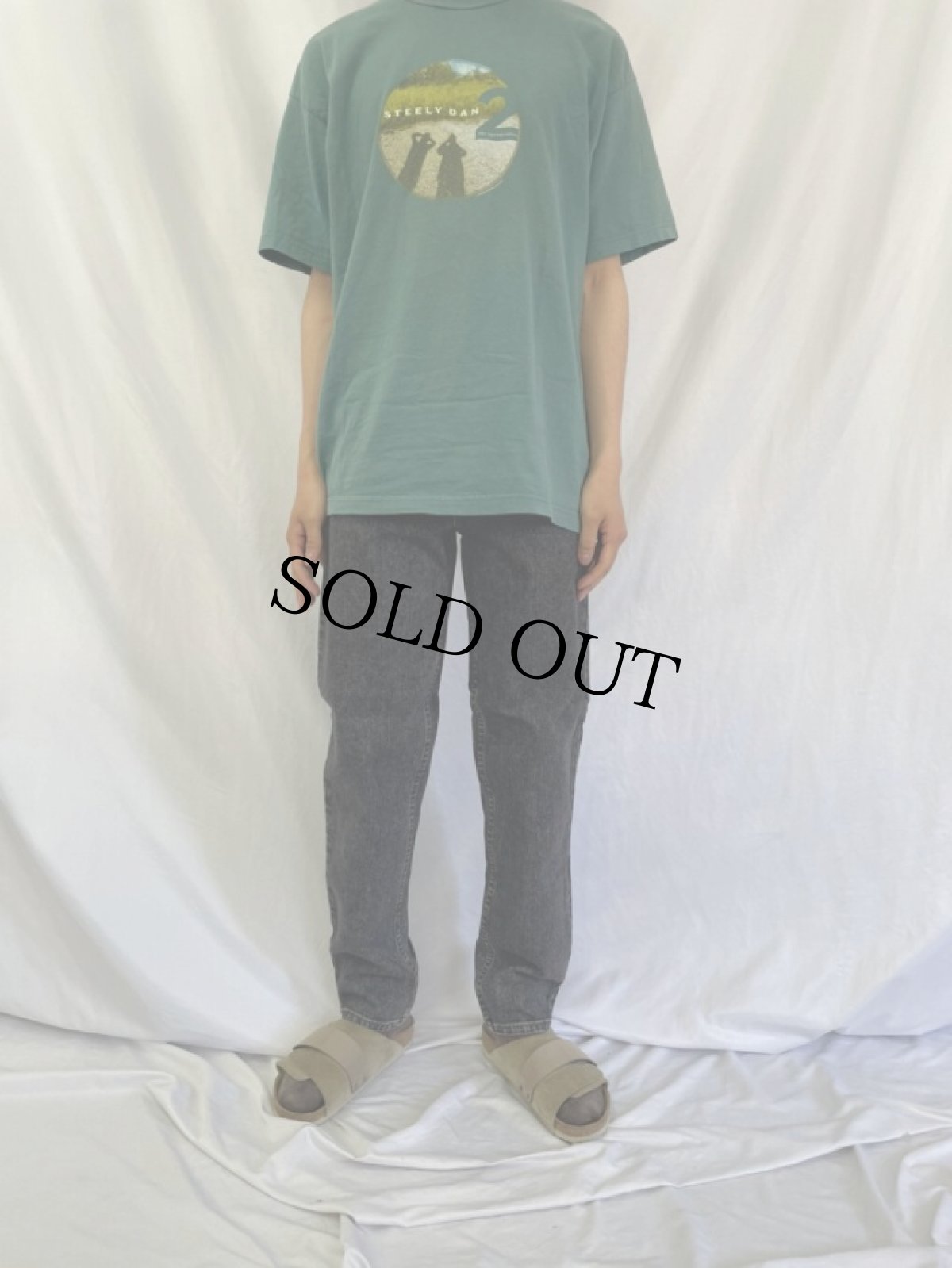 画像2: 90's Levi's 550 USA製 ブラックデニムパンツ フラッシャー付き DEADSTOCK W32 (2)