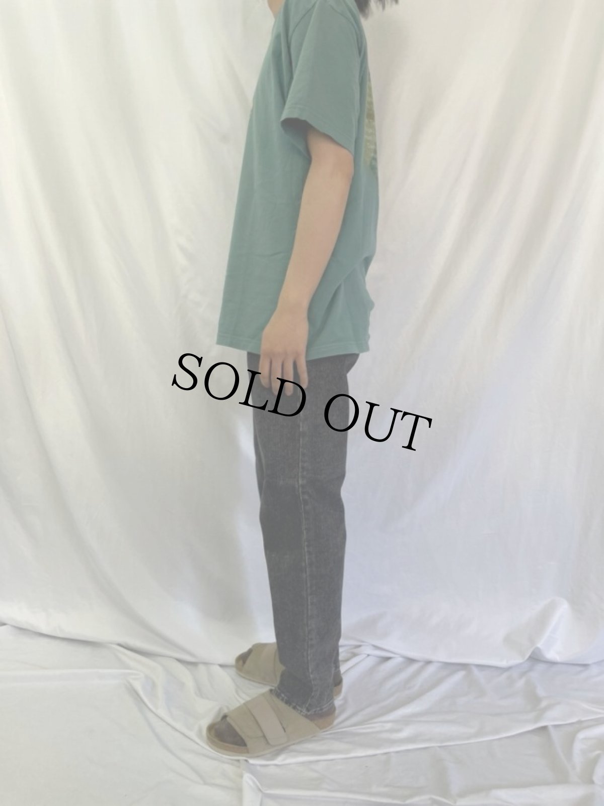 画像3: 90's Levi's 550 USA製 ブラックデニムパンツ フラッシャー付き DEADSTOCK W32 (3)