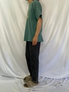 画像3: 90's Levi's 550 USA製 ブラックデニムパンツ フラッシャー付き DEADSTOCK W31 (3)
