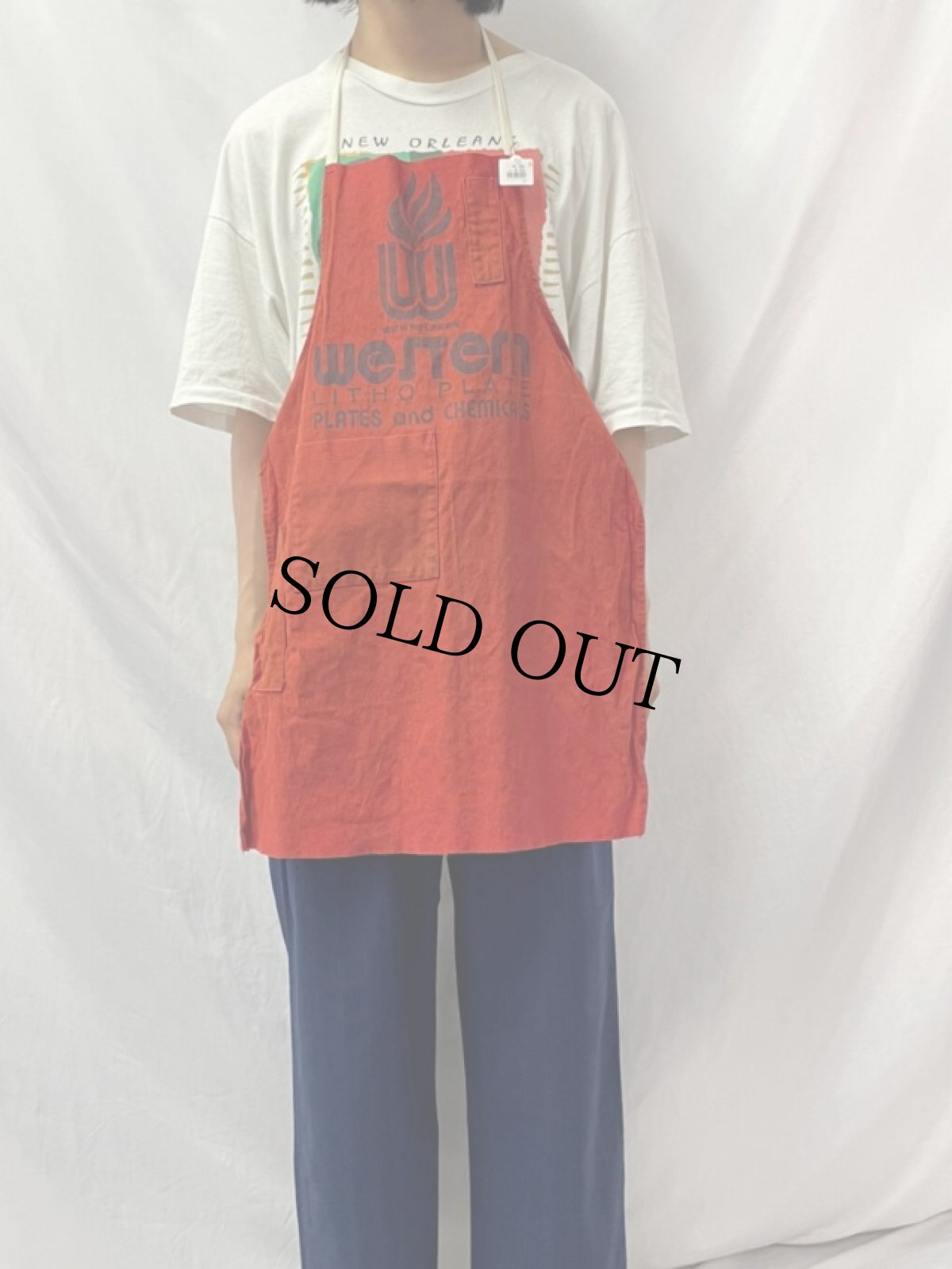 画像2: VINTAGE "WESTERN LITHO PLATE" エプロン (2)