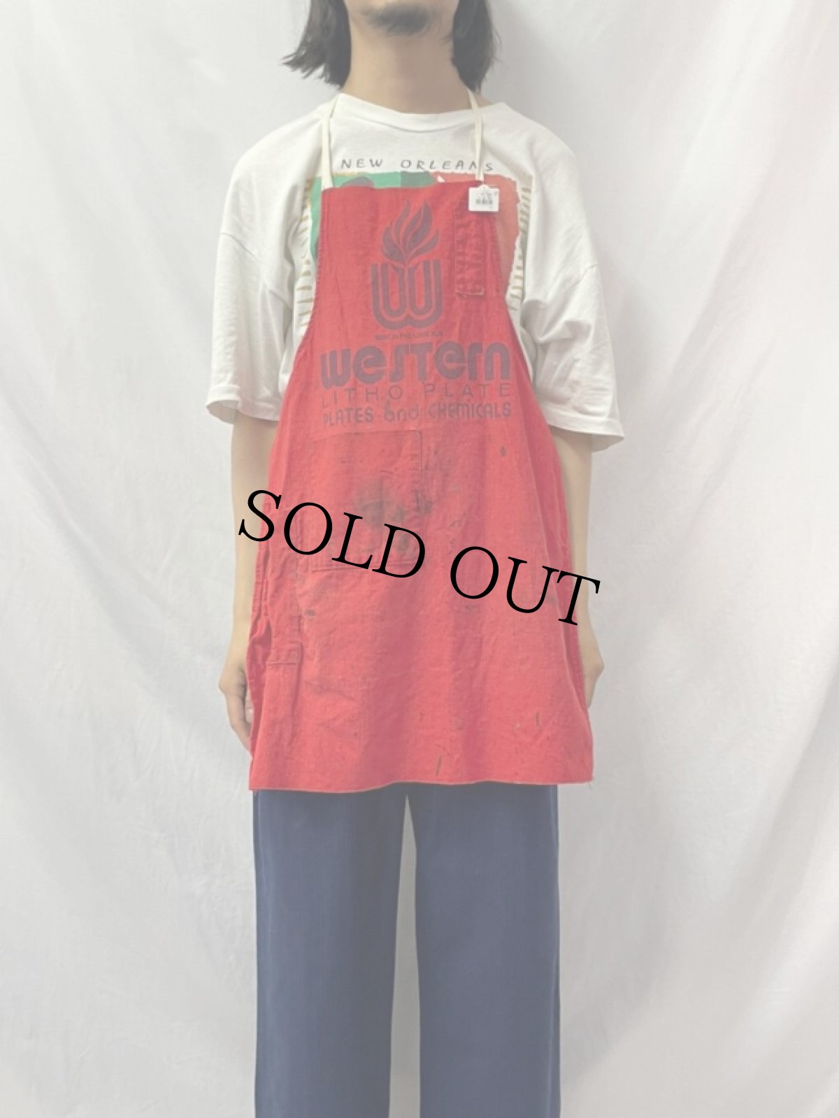 画像2: VINTAGE "WESTERN LITHO PLATE" エプロン (2)