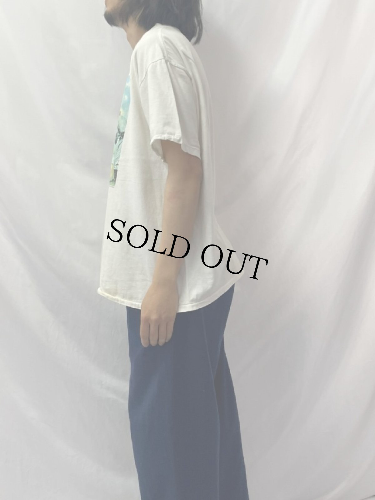 画像3: 90's Norman Rockwell "Game Called Because of Rain" アートTシャツ XL (3)