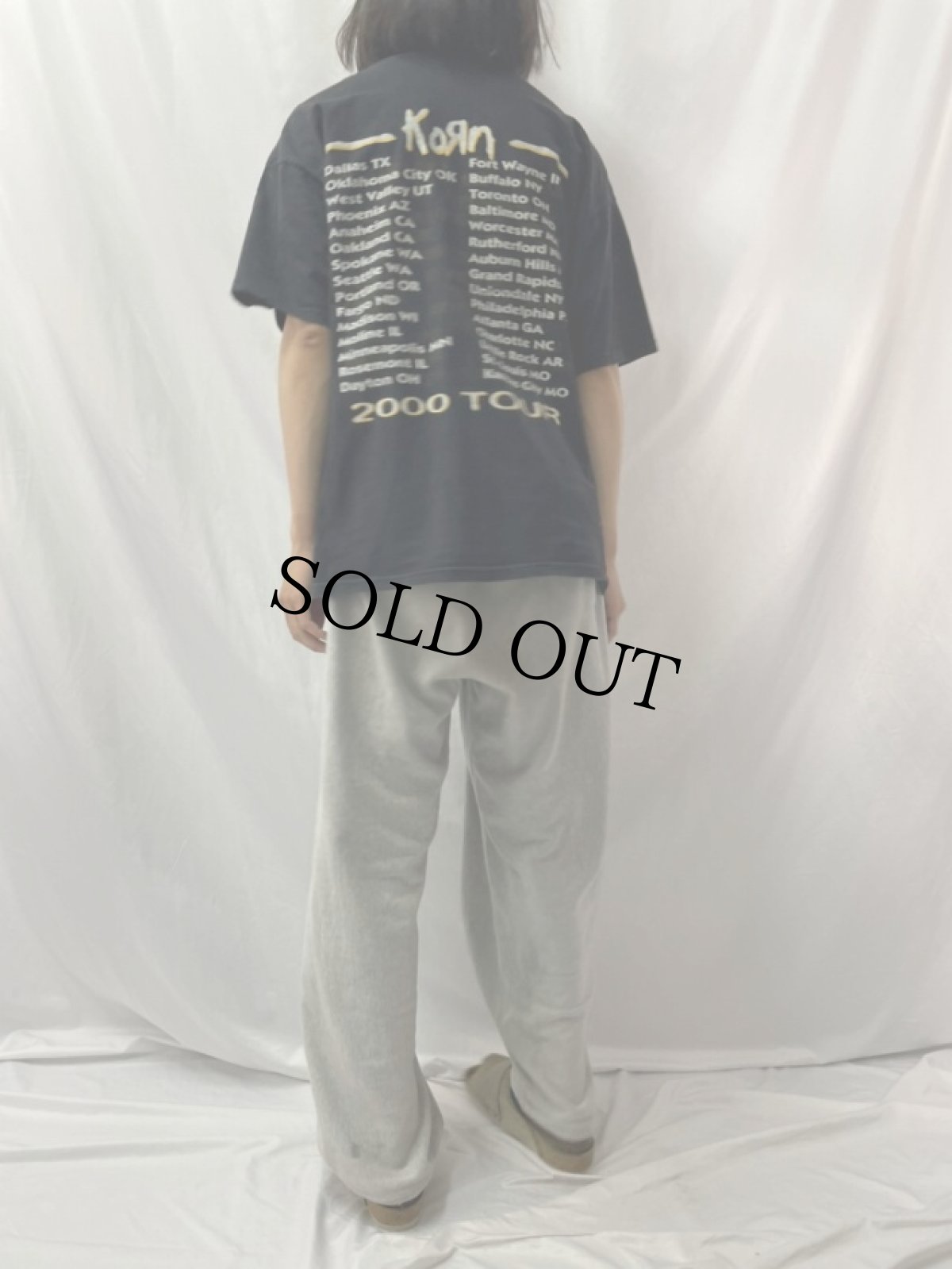 画像5: Korn メタルバンドツアーTシャツ XL (5)