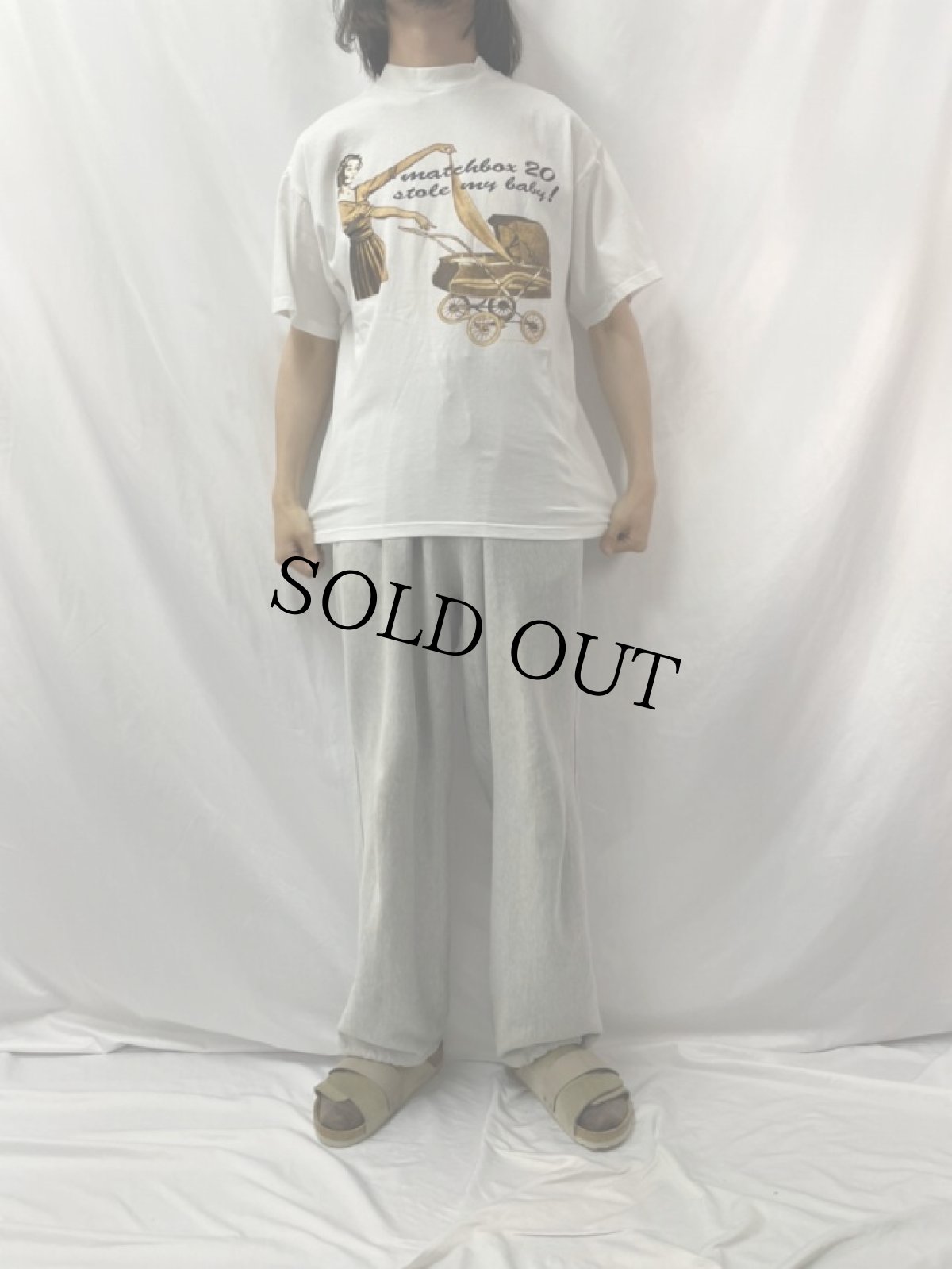 画像2: 90's Matchbox Twenty ロックバンドTシャツ L (2)