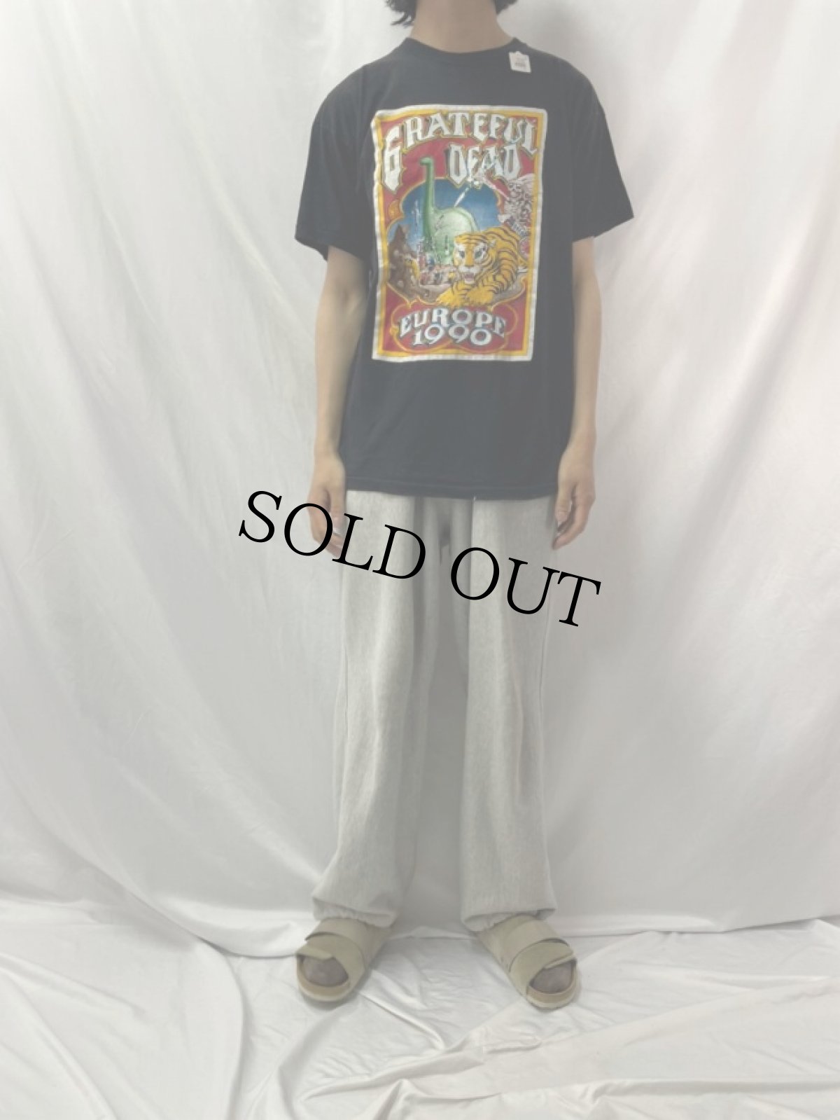 画像3: 90's GRATEFUL DEAD "EUROPEAN TOUR 1990" ロックバンドツアーTシャツ XL (3)