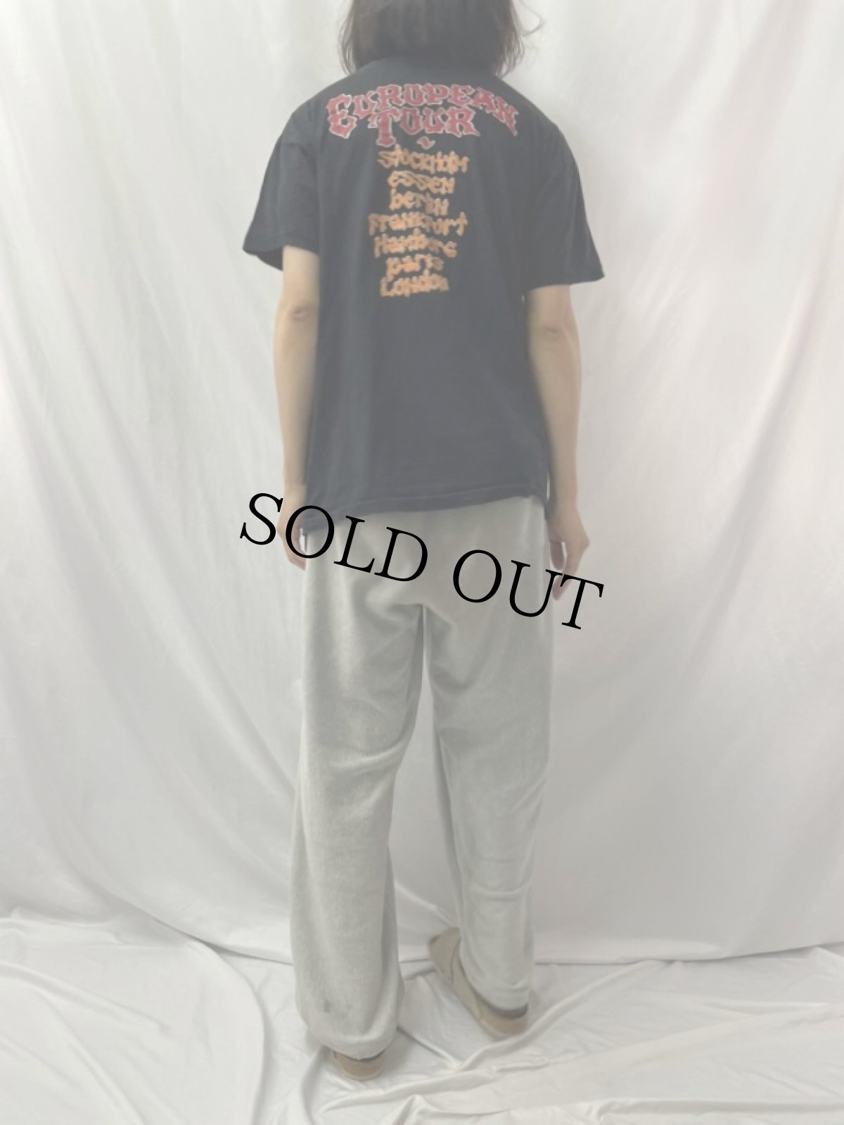 画像5: 90's GRATEFUL DEAD "EUROPEAN TOUR 1990" ロックバンドツアーTシャツ XL (5)