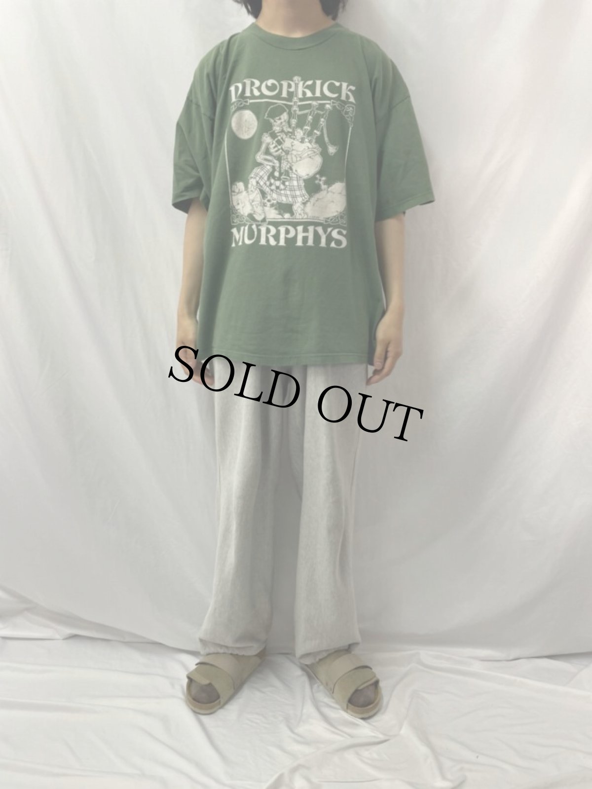 画像2: 90's DROP KICK MURPHYS USA製 パンクロックバンドTシャツ 2XL (2)