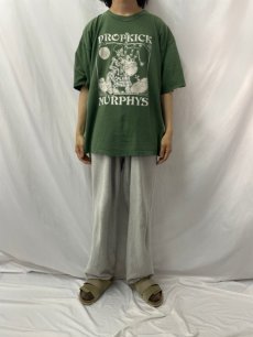 画像2: 90's DROP KICK MURPHYS USA製 パンクロックバンドTシャツ 2XL (2)