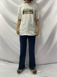画像2: 90's L.L.Bean USA製 ロゴプリントTシャツ XL (2)