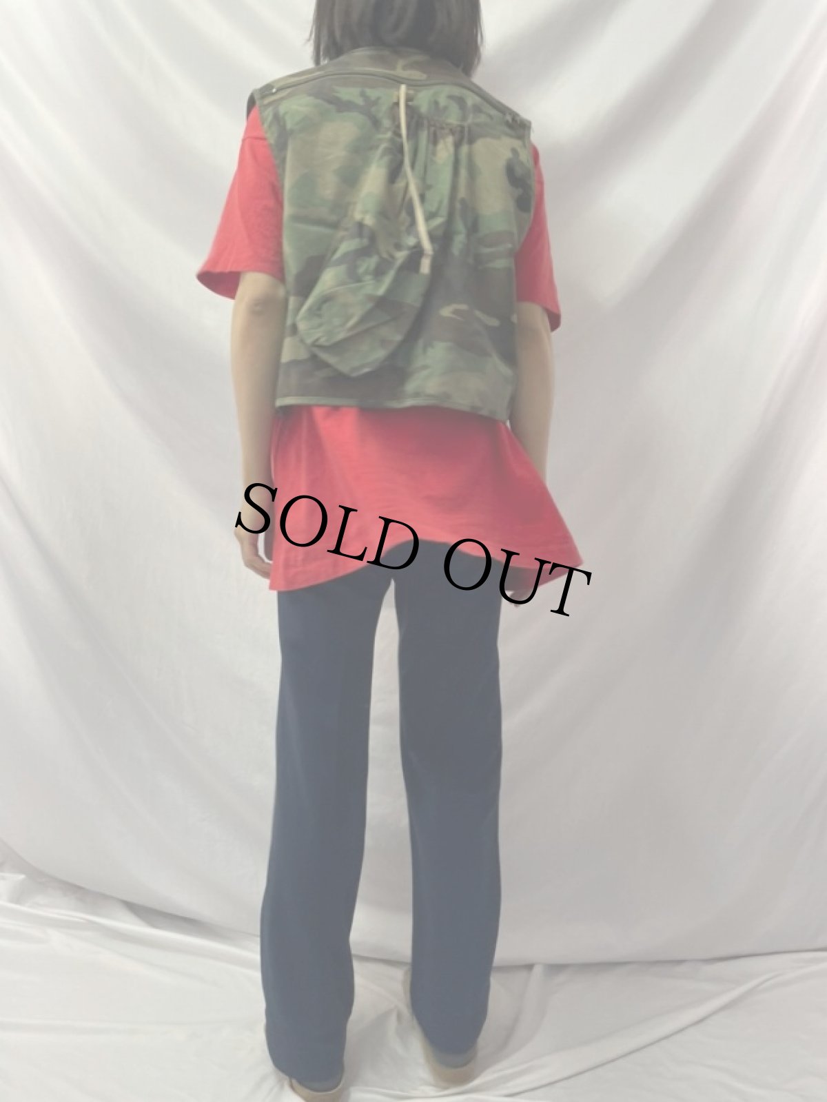 画像4: 80's Columbia カモ柄 フィッシングベスト (4)