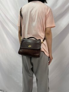 画像2: 90's COACH レザーショルダーバッグ  (2)