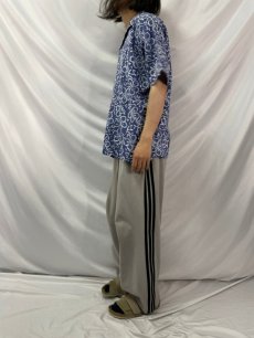 画像3: POLO Ralph Lauren "CALDWELL" 花柄 コットン×リネン オープンカラーシャツ L (3)