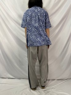 画像4: POLO Ralph Lauren "CALDWELL" 花柄 コットン×リネン オープンカラーシャツ L (4)