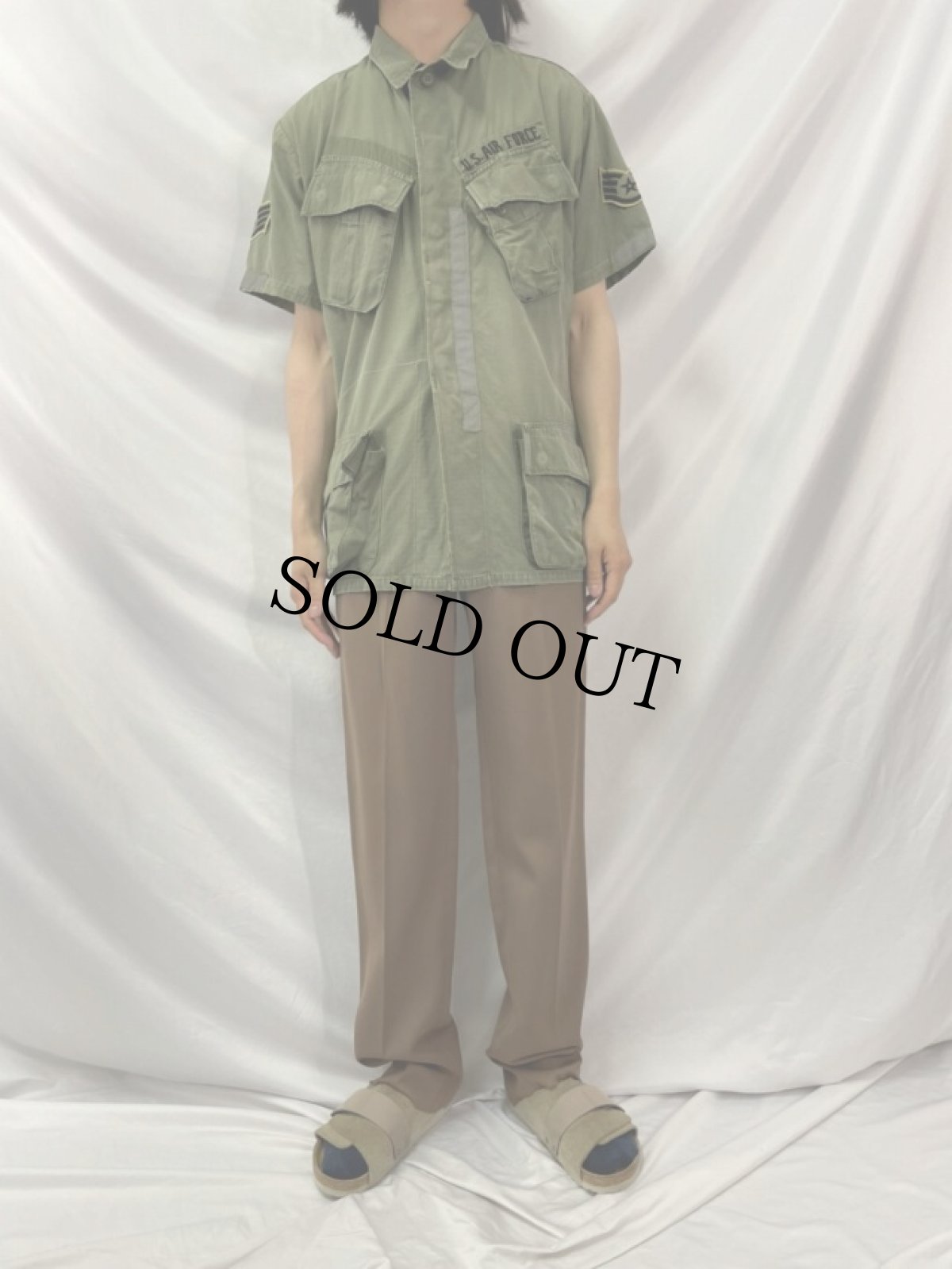 画像2: 60's U.S.ARMY リメイク ジャングルファティーグジャケット 4th MEDIUM-REGULAR (2)