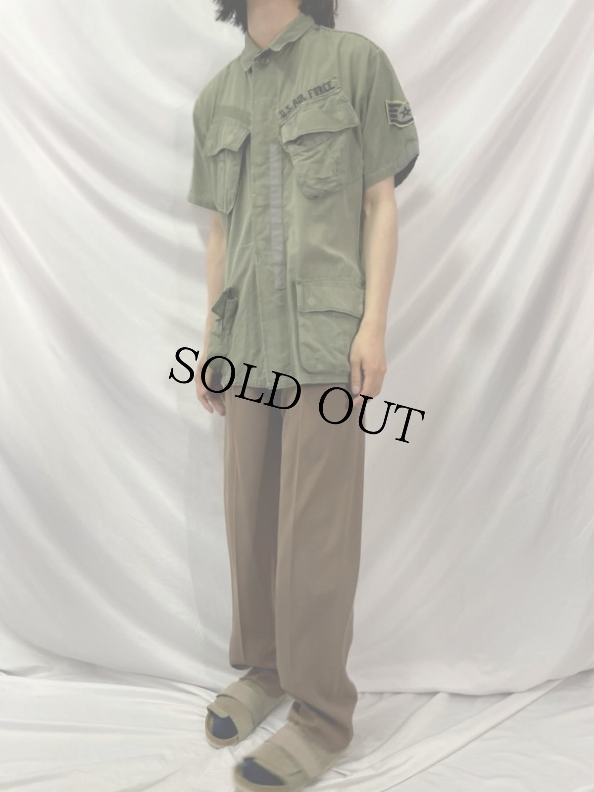 画像3: 60's U.S.ARMY リメイク ジャングルファティーグジャケット 4th MEDIUM-REGULAR (3)