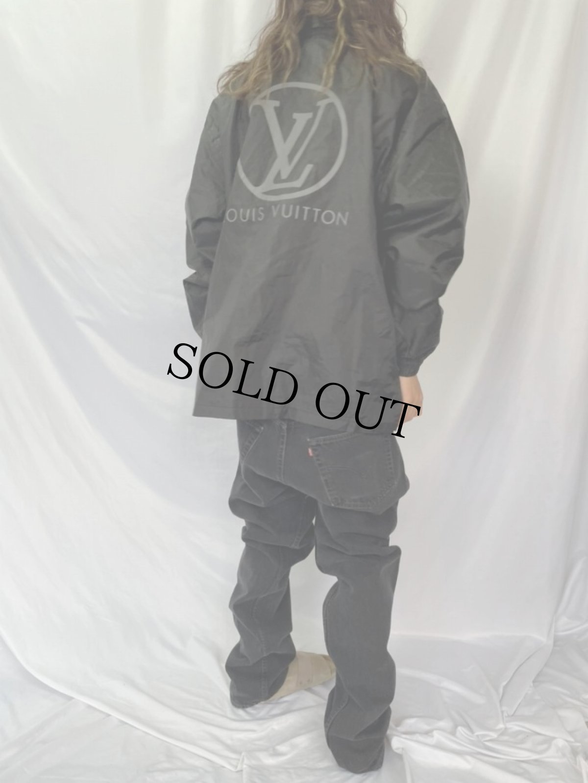 画像5: ブート LOUIS VUITTON ロゴプリント ジップジャケット L (5)