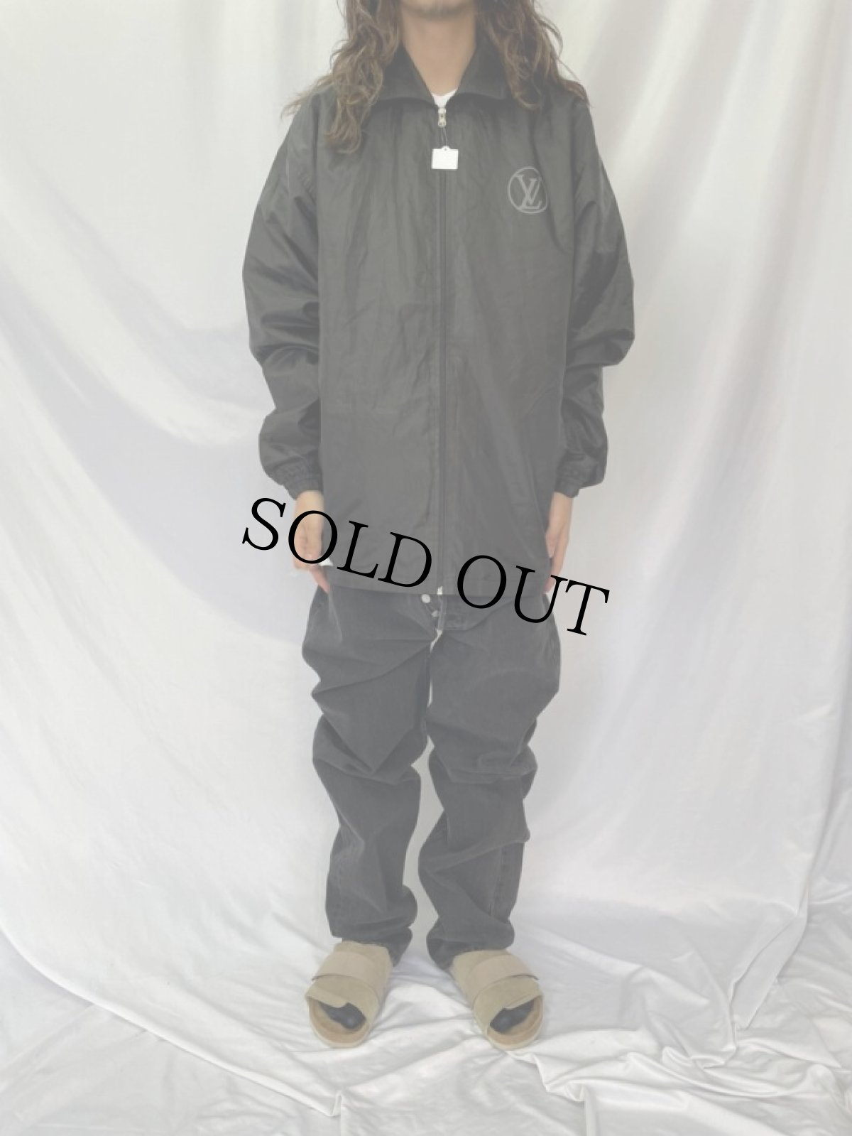 画像3: ブート LOUIS VUITTON ロゴプリント ジップジャケット L (3)