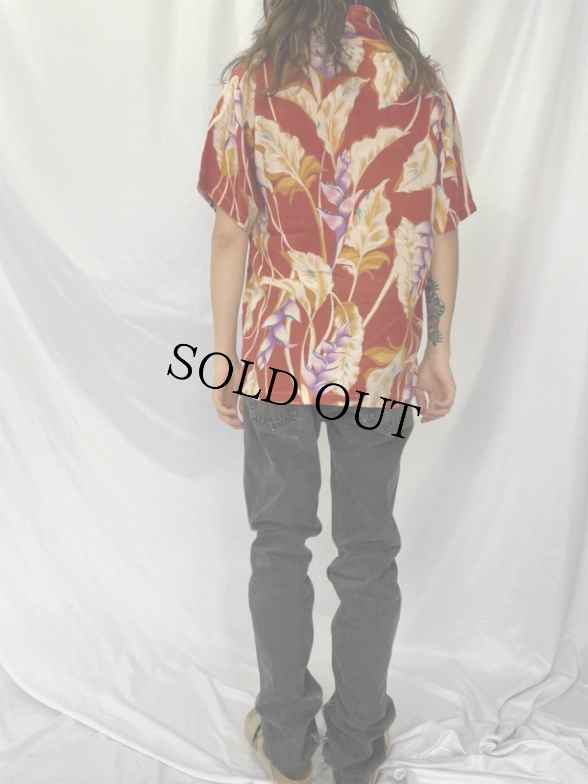 画像4: 90's HANG TEN 総柄 アロハシャツ (4)