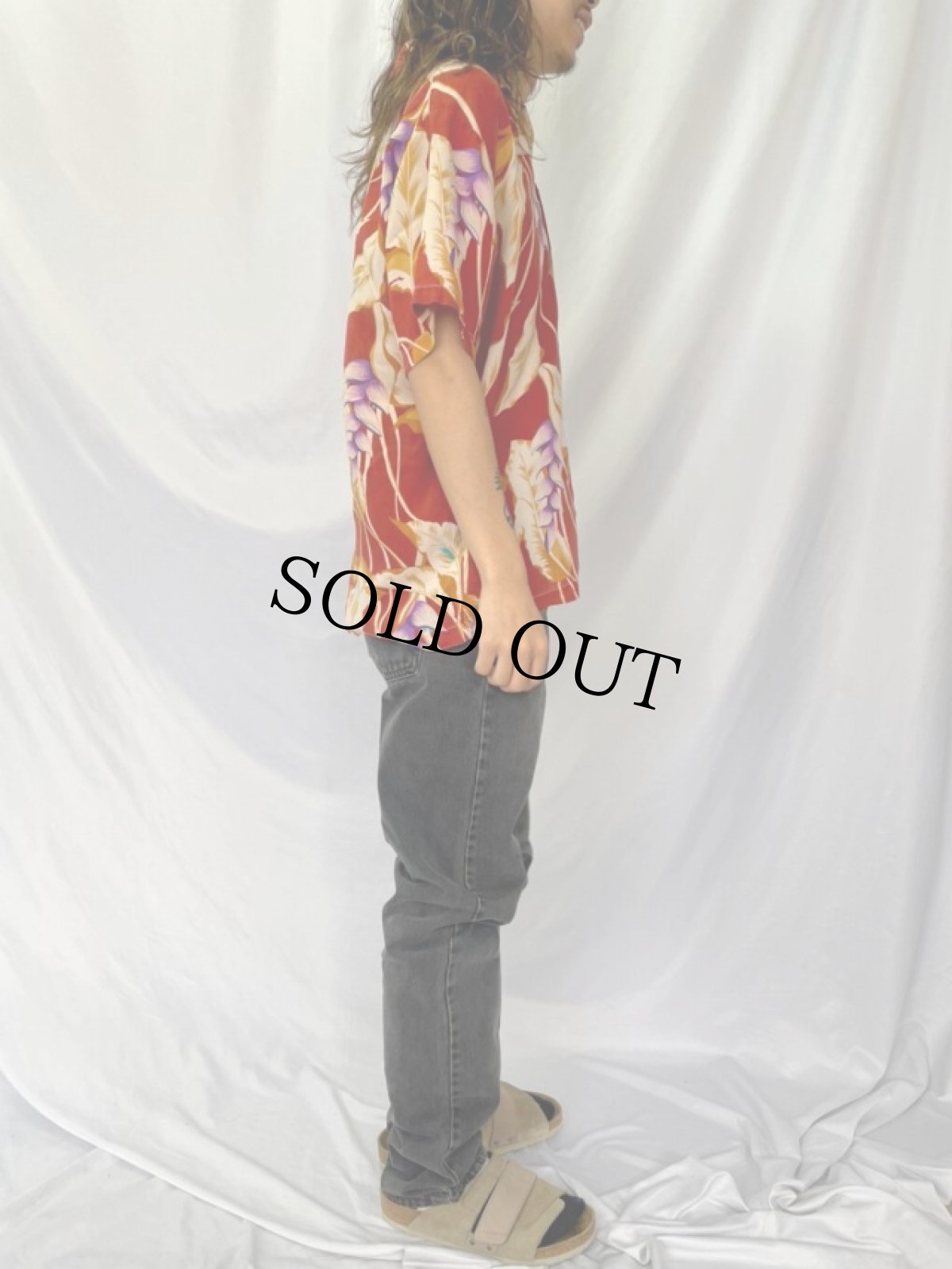 画像3: 90's HANG TEN 総柄 アロハシャツ (3)