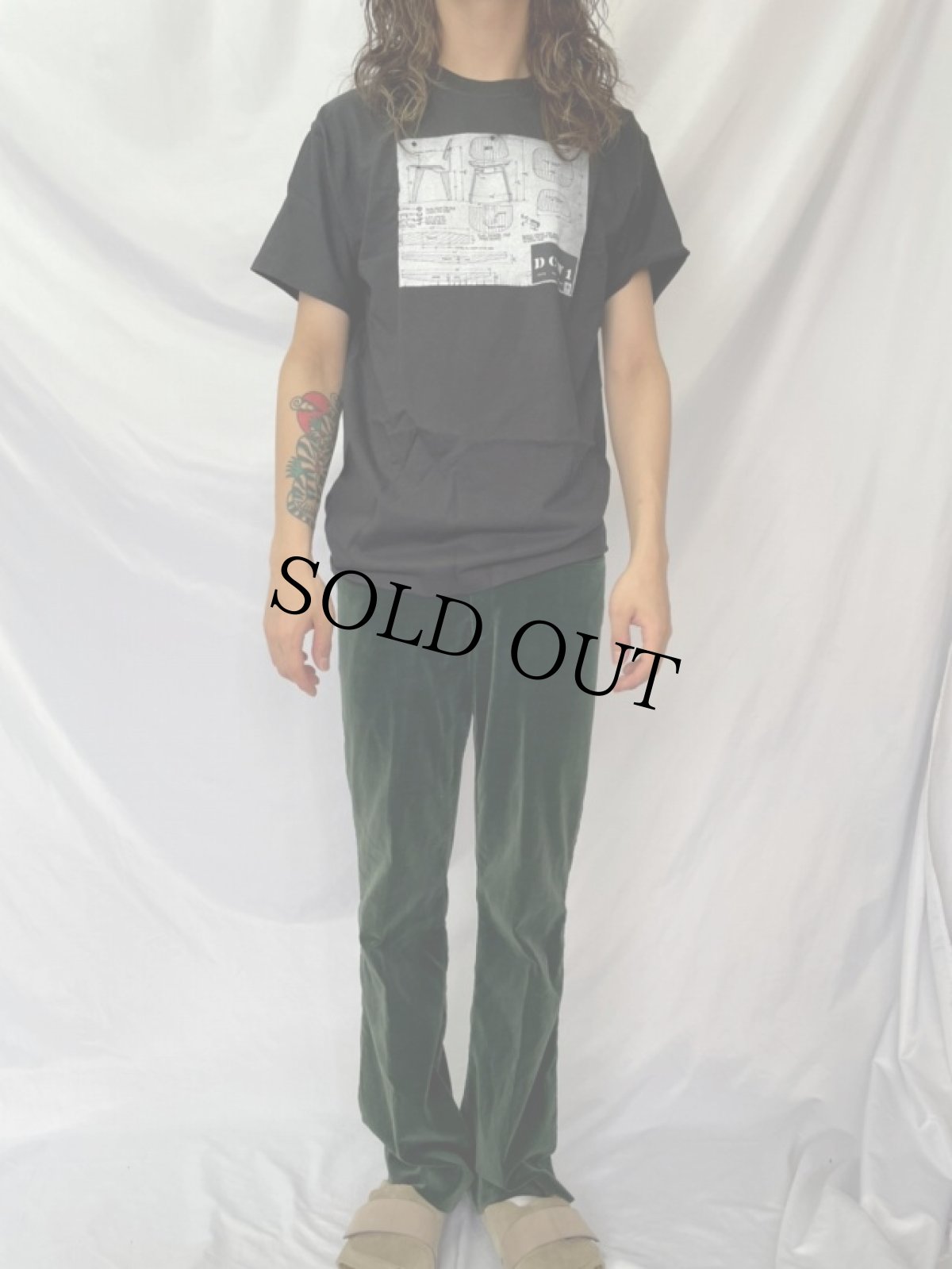 画像4: 90's Eames office "HOUSE" インテリア企業プリントTシャツ DEADSTOCK S (4)