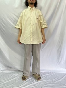 画像2: Ralph Lauren "BIG SHIRT" ストライプ柄 コットンボタンダウンシャツ XL (2)