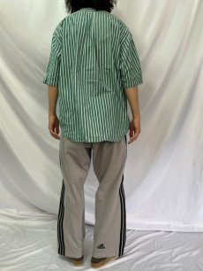 画像4: Ralph Lauren "BIG SHIRT" ストライプ柄 コットンボタンダウンシャツ XL (4)
