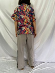 画像4: POLO Ralph Lauren "CALDWELL" 花柄 コットンオープンカラーシャツ L (4)
