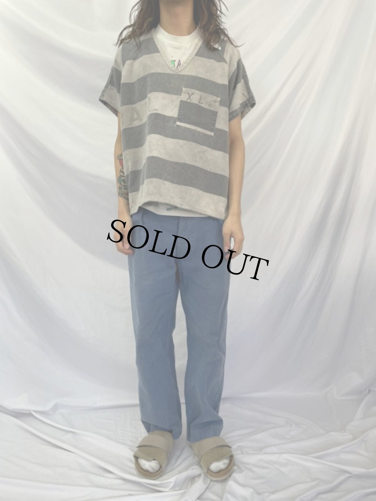 画像2: プリズナーシャツ XL (2)