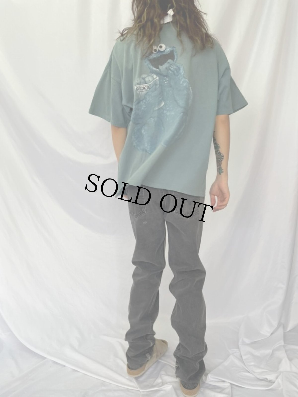 画像5: 90's COOKIE MONSTER USA製 "Calvin Klein"パロディTシャツ XL (5)