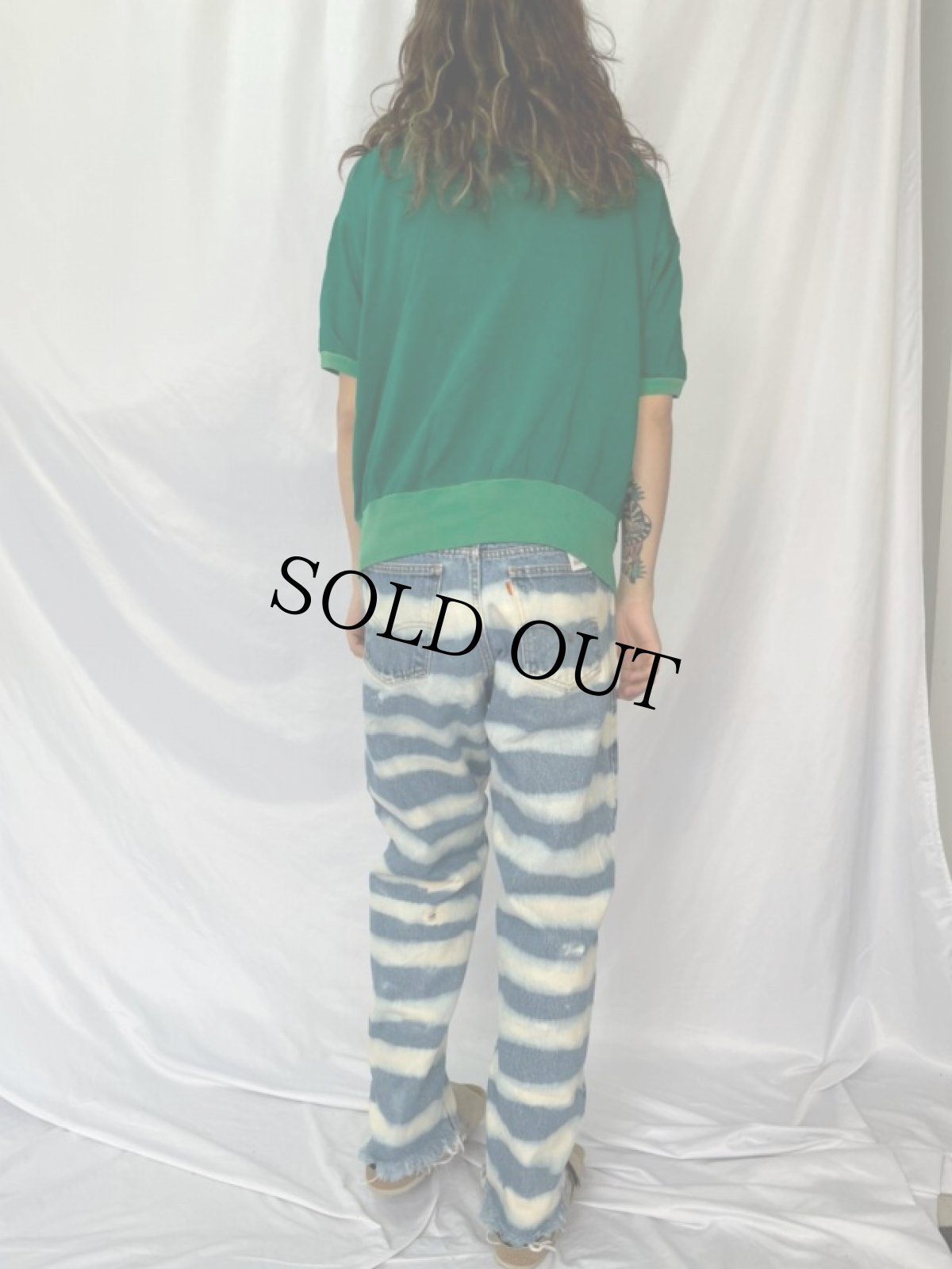 画像4: 60's Champion PRODUCTSタグ USA製 "OREGON FORSH" ハーフジップ 半袖シャツ XL (4)