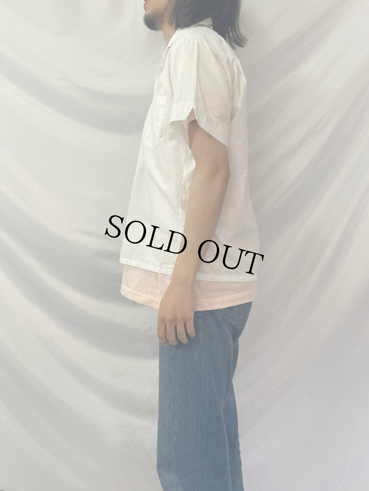 画像3: 60's Picasso 半袖コットンシャツ M (3)