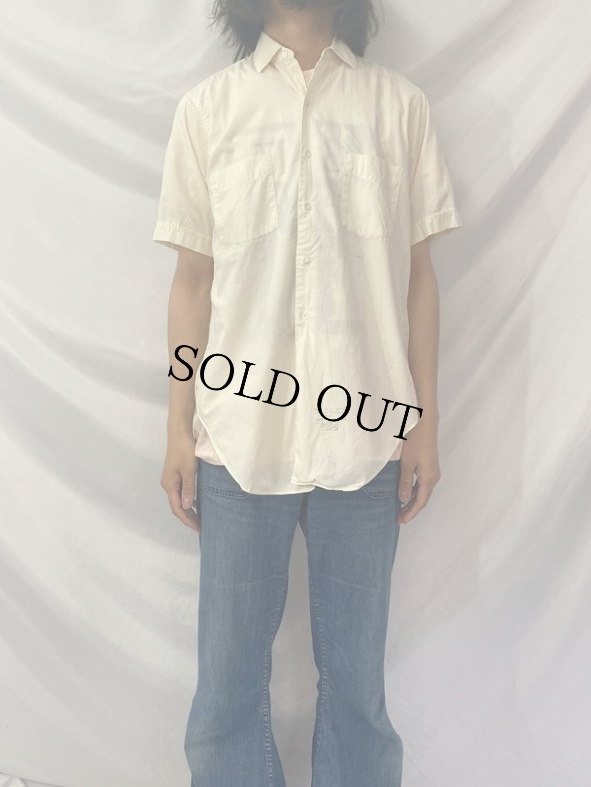 画像2: 60's ARROW Paddock Club USA製 半袖シャツ (2)