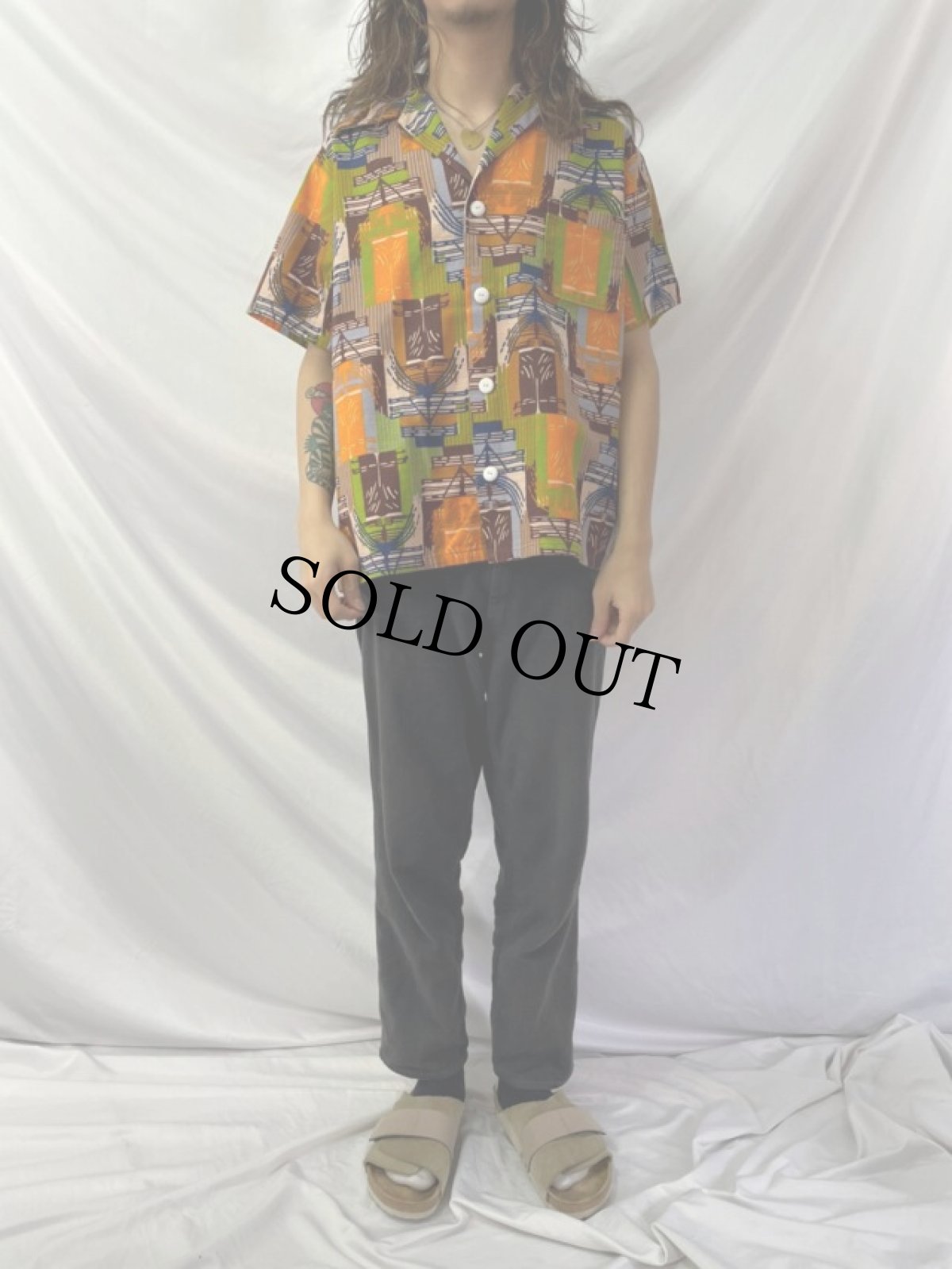 画像2: 70's Island Creations 総柄 アロハシャツ XL (2)