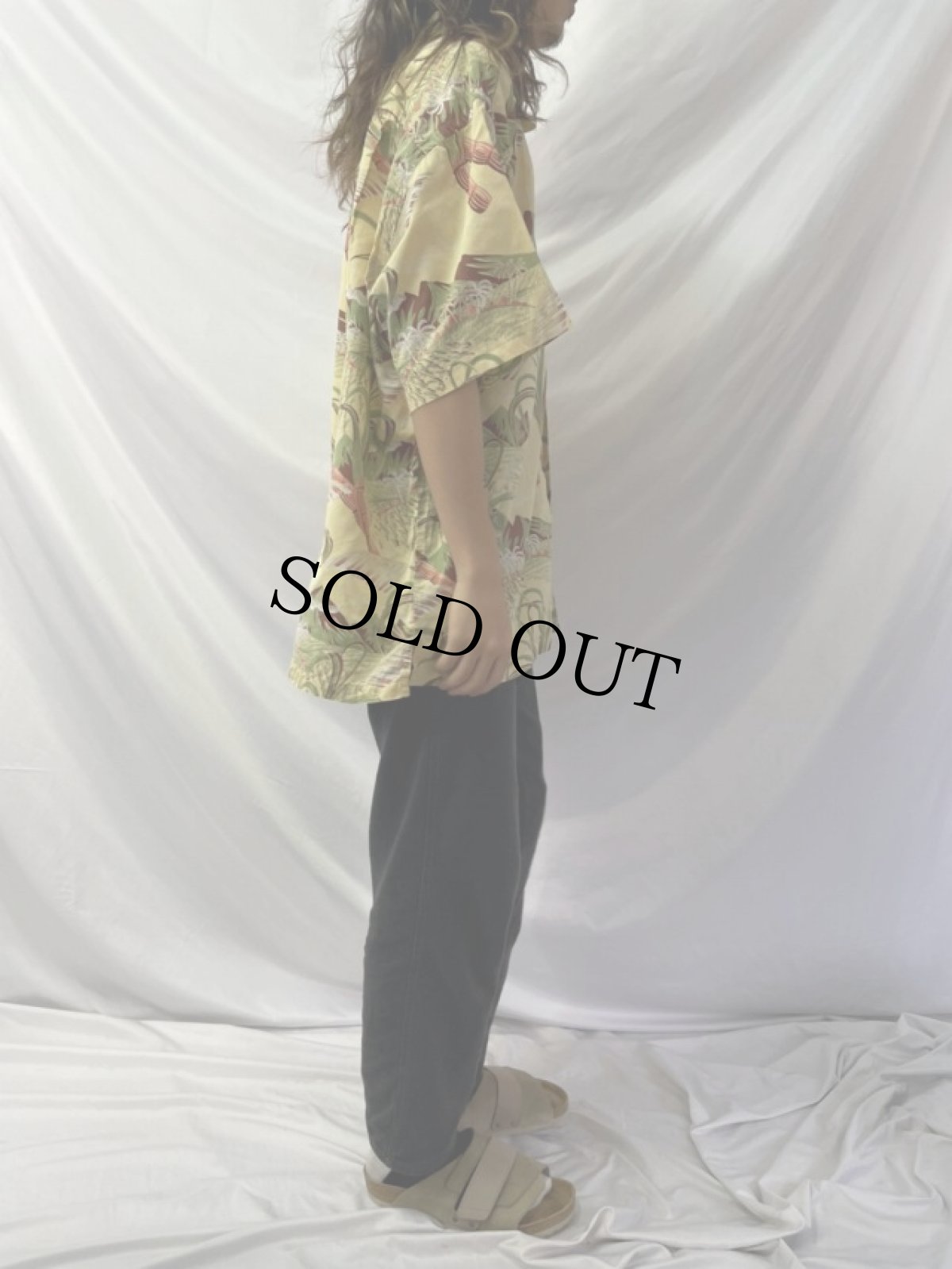 画像3: 90's〜 Patagonia "pataloha" オールオーバーパターン コットンアロハシャツ L (3)