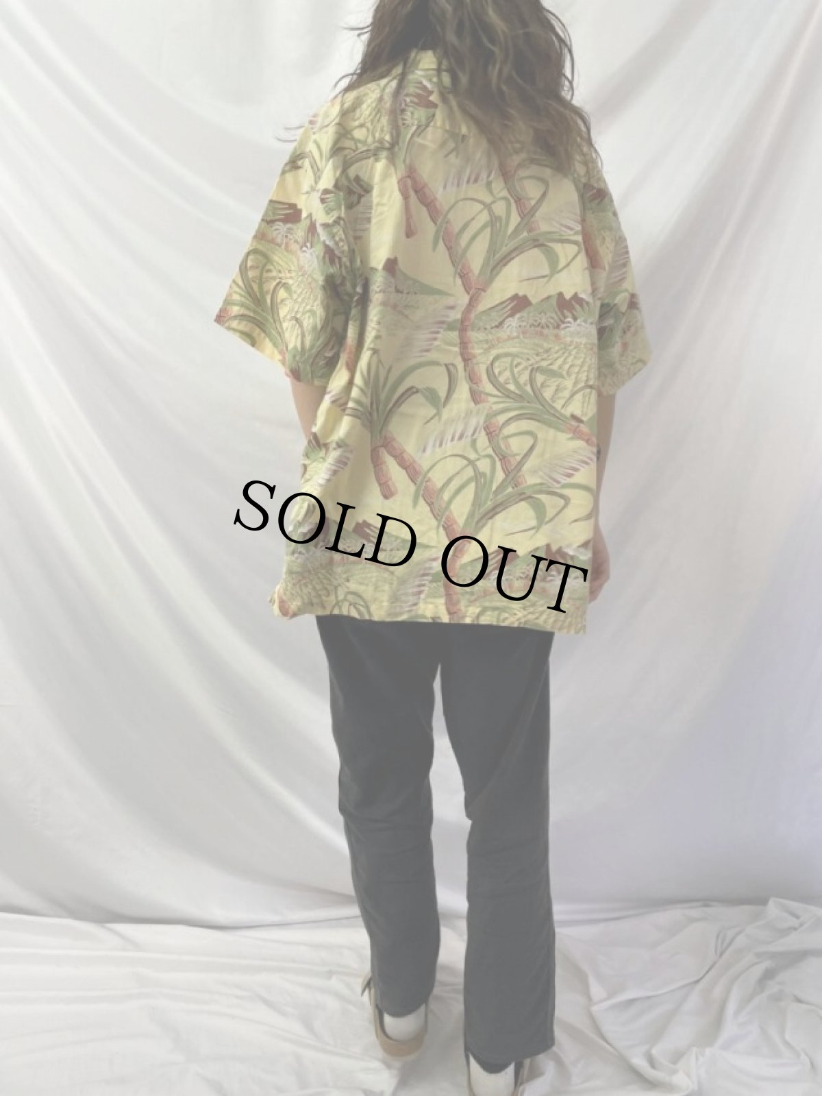 画像4: 90's〜 Patagonia "pataloha" オールオーバーパターン コットンアロハシャツ L (4)