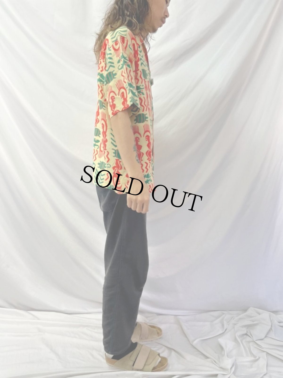 画像3: 60's ROMILEE OF HAWAII 総柄アロハシャツ (3)