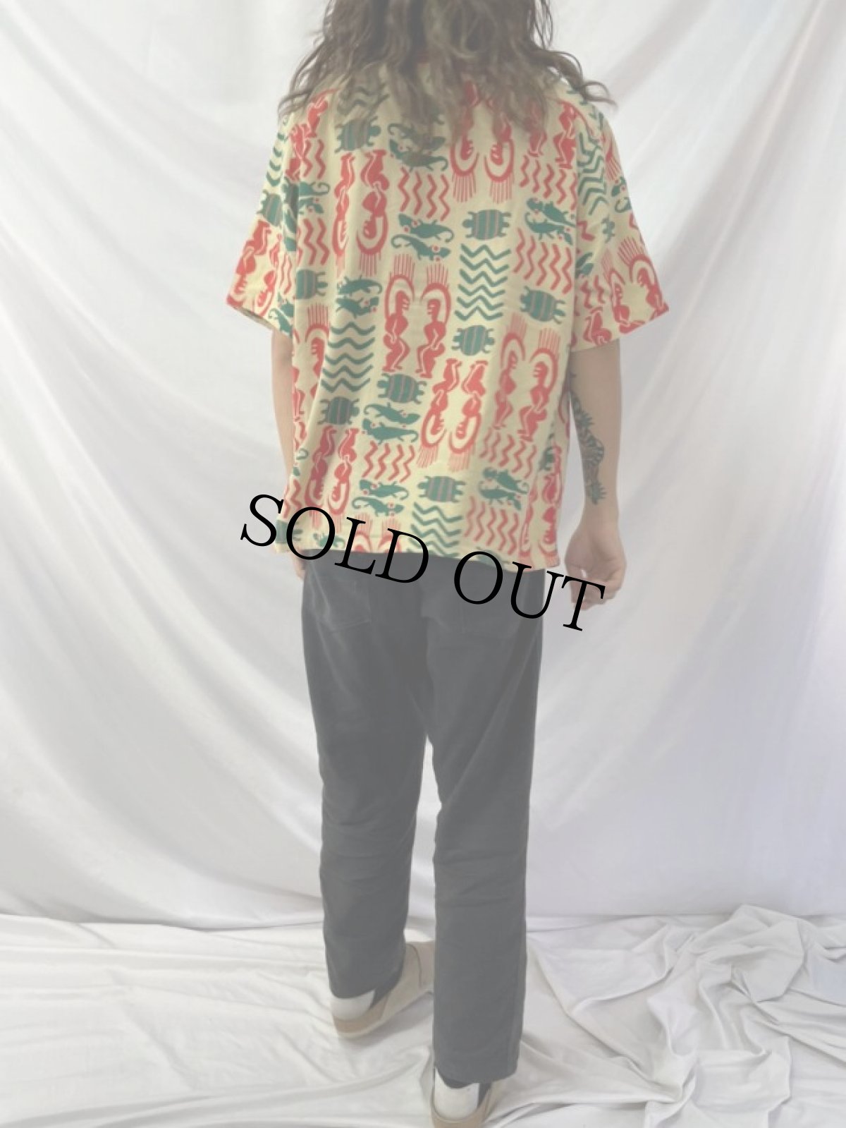 画像4: 60's ROMILEE OF HAWAII 総柄アロハシャツ (4)