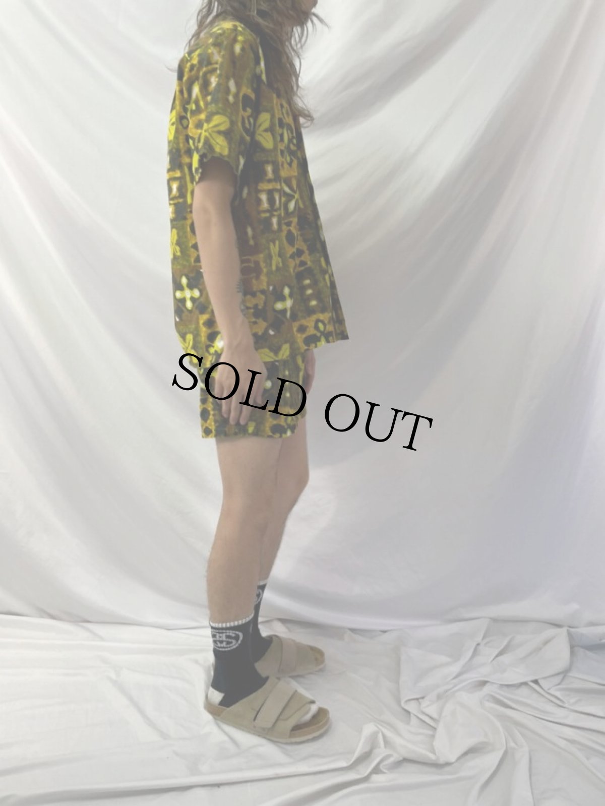 画像3: 60's Diamond Head 花柄 アロハシャツ＆ショーツ SETUP M (3)