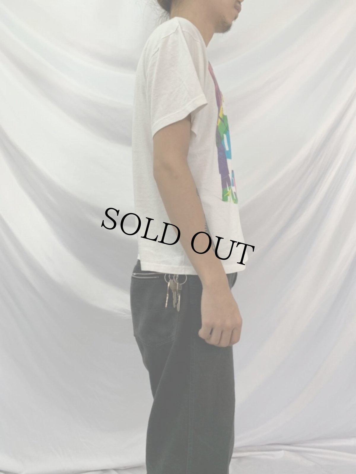 画像3: 90's JOHN LENNON USA製 "GIVE PEACE A CHANCE" ミュージシャンTシャツ L (3)