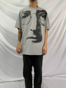 画像2: JOHN LENNON "INSTANT KARMA" 大判プリント ミュージシャンTシャツ XL (2)
