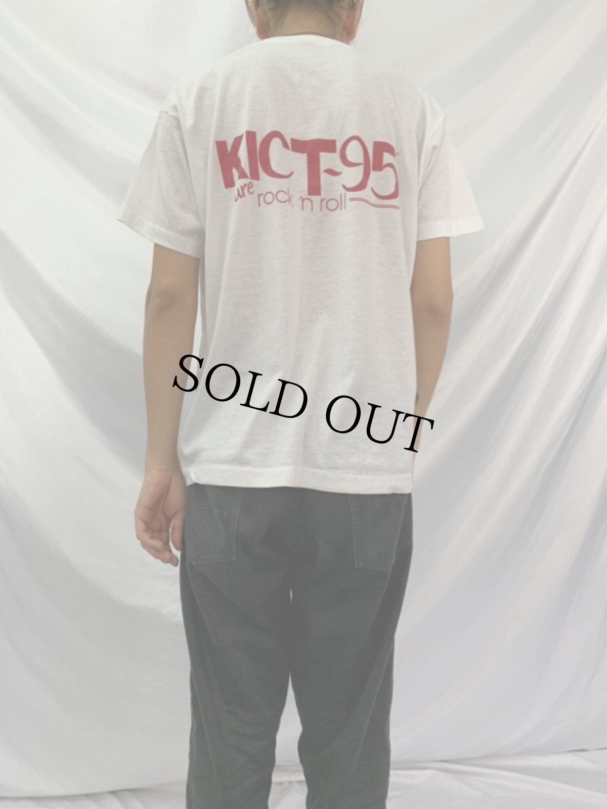 画像5: 80's JOHN LENNON "KICT-95 pure rock'n roll" ミュージシャンTシャツ XL (5)