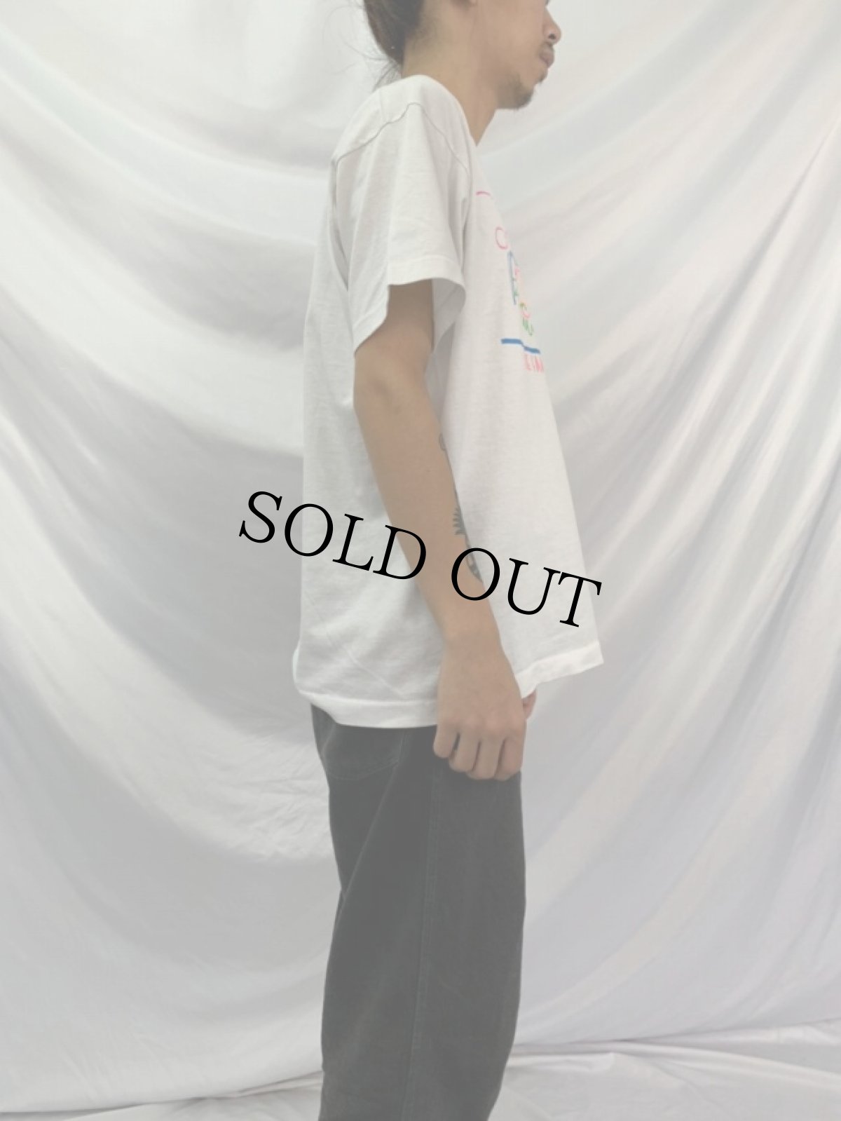 画像3: 90's JOHN LENNON USA製 "THE FAMILY" ミュージシャンアートTシャツ XL (3)