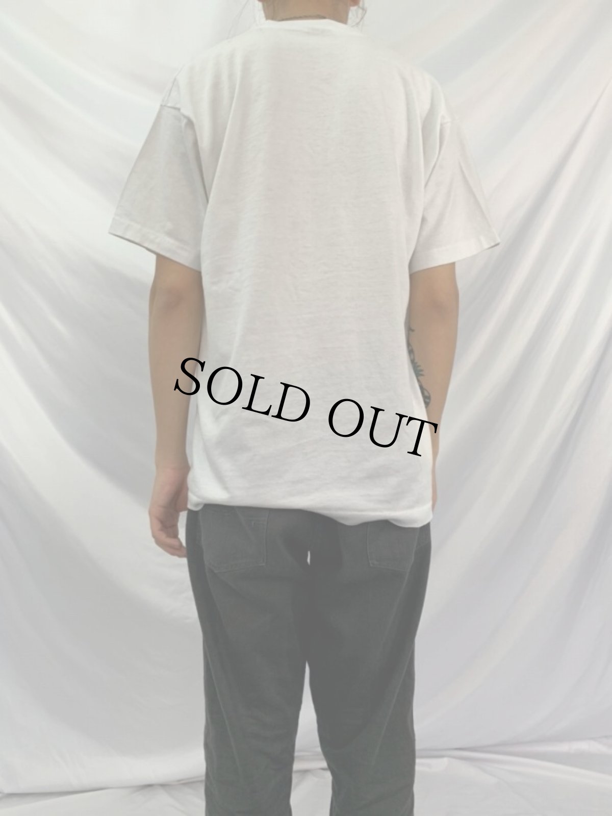 画像4: 90's JOHN LENNON USA製 "THE FAMILY" ミュージシャンアートTシャツ XL (4)